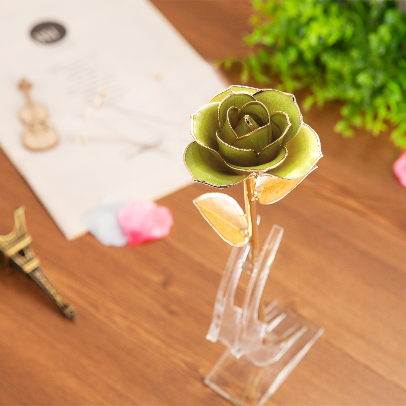 Daiya Fruit Green Rose 24K Gold (gold Leaf)