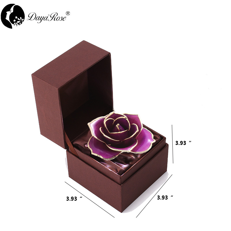 Love Only Purple Gold Rose (natural Rose)