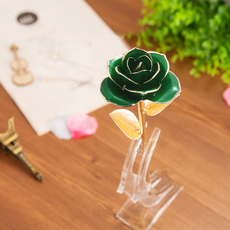 Daiya Dark Green Rose 24K Gold (gold Leaf)