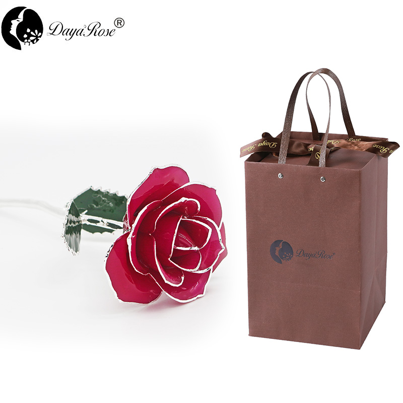 Rose Red Rose with Silver Roses（The Glass Cover）