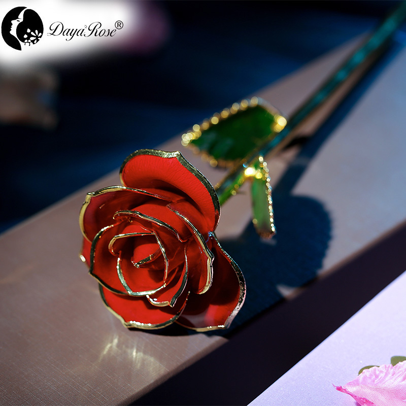 Wholesale Processing Customized Diana Orange Red Gold Rose