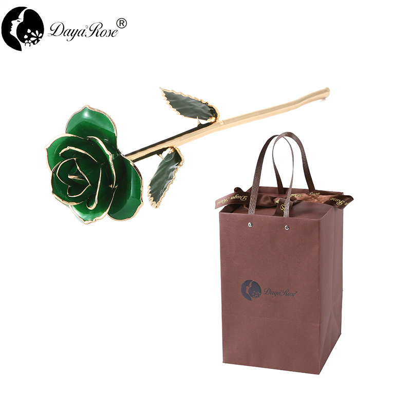 Dark Green Rose Gilding（The Glass Cover）
