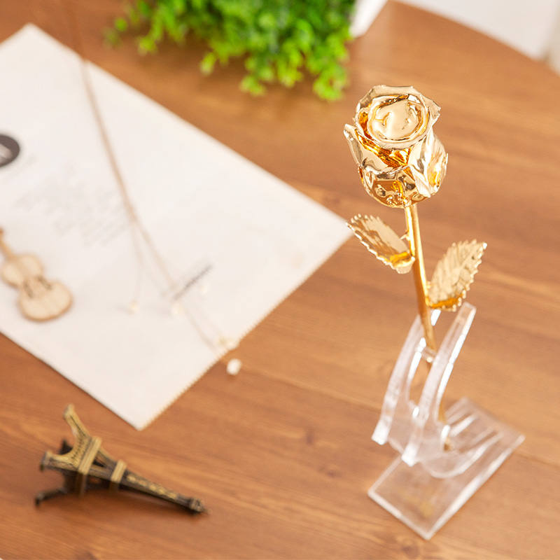 Daiya Bud Venus Rose in 24k Gold /The Glass Cover